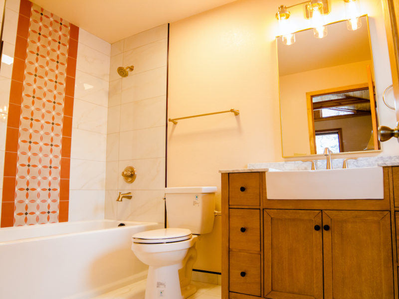 bathroom addition project