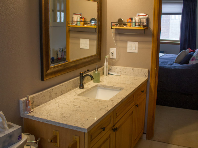 bathroom remodeling project After 5